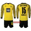 Oficiální Fotbalový Dres s Dlouhý Rukáv Borussia Dortmund Hummels 15 Domácí 2021-22 pro Děti